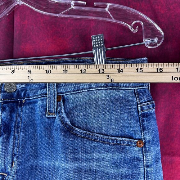 AG THE EX-BOYFRIEND SLIM FIT WOMEN'S JEANS SIZE 31, DISTRESSED LOOK JEANS - Picture 10 of 13